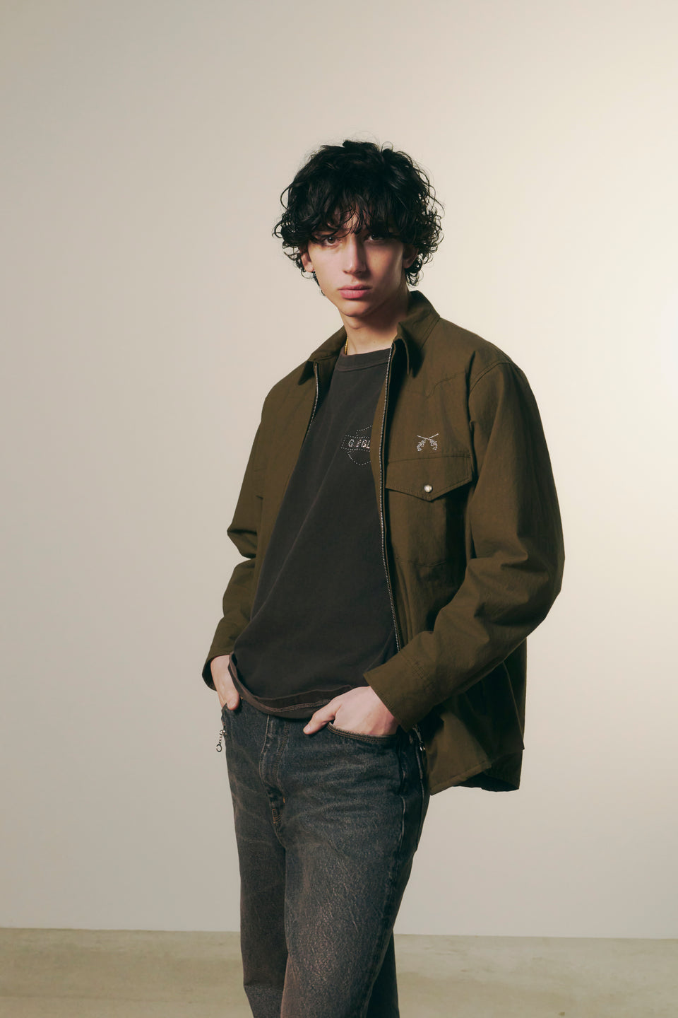 画像をギャラリービューアに読み込む, DOWN PROOF SHIRT JACKET / KHAKI