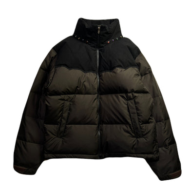 STONE NAIL DOWN JACKET / BROWN*MIX