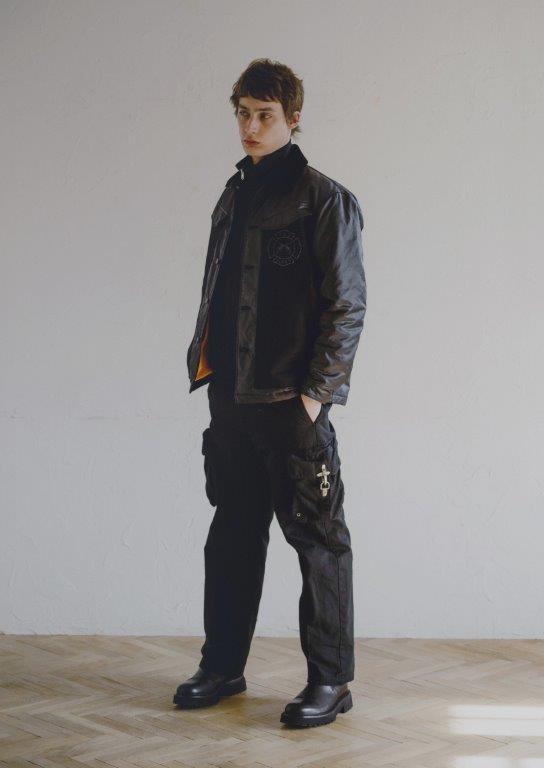 Load image into Gallery viewer, FIRE MAN CARGO PANTS / BLACK