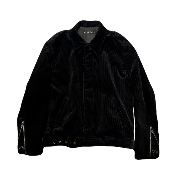 CORDUROY RIDERS JACKET / BLACK