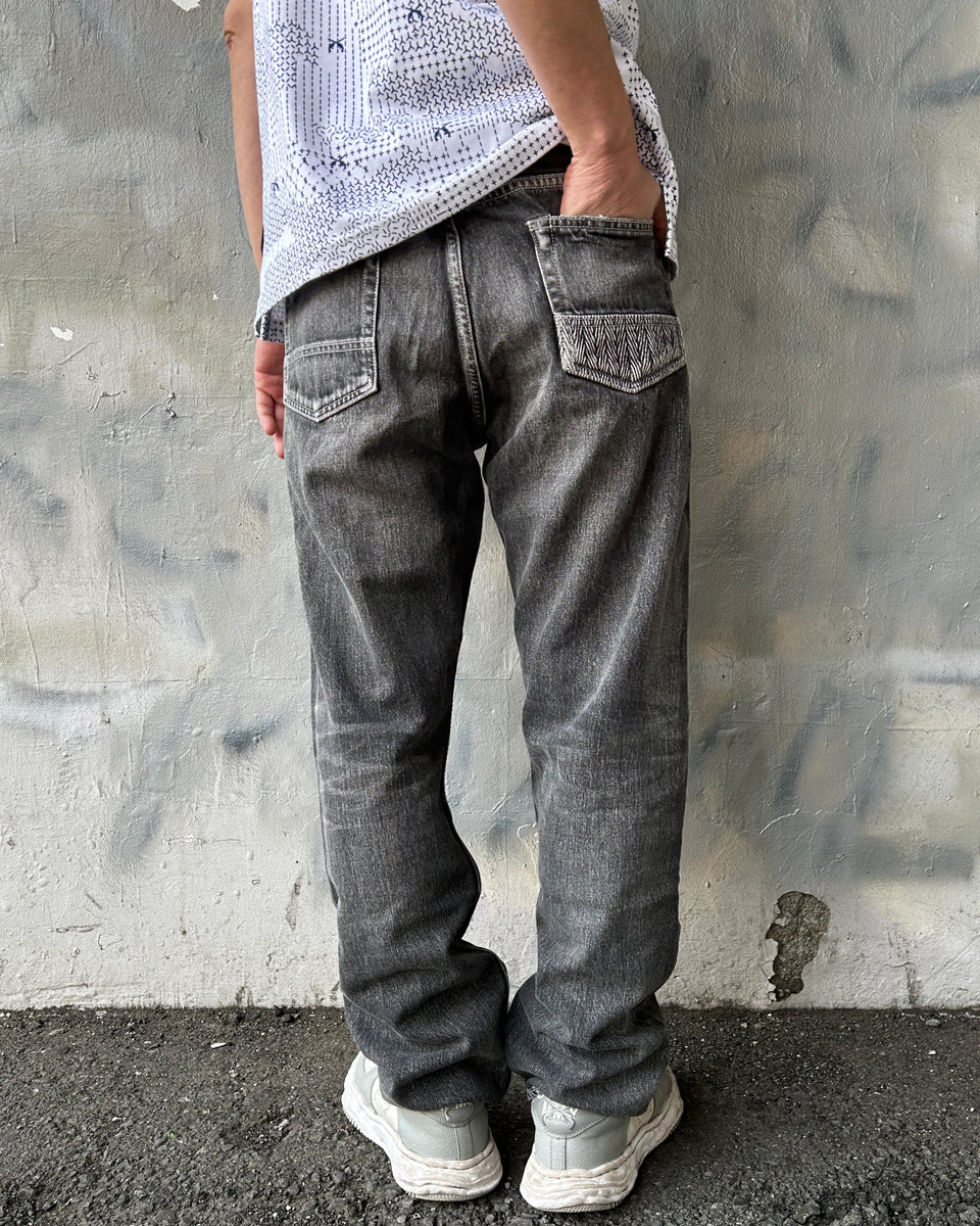 画像をギャラリービューアに読み込む, x FDMTL CLASSIC FIT DENIM PANTS / BLACK