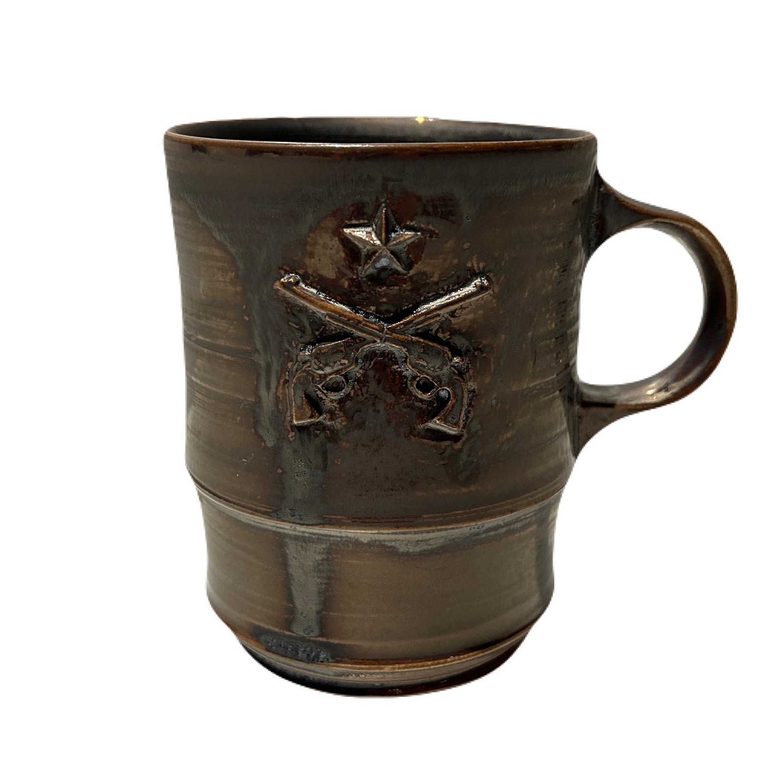 SHIRO HAMANAKA CROSSGUN MUG 1 STAR *EMBOSS / BRONZE