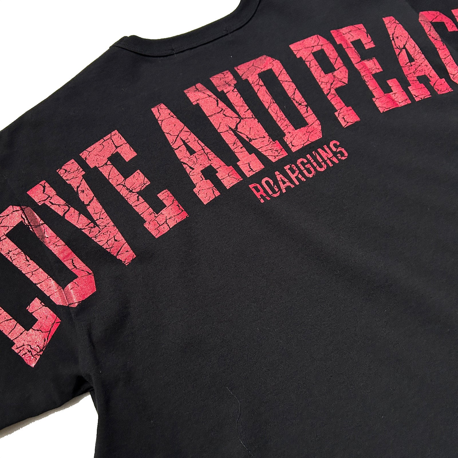 Load image into Gallery viewer, LOVE AND PEACE LOGO T / BLACK