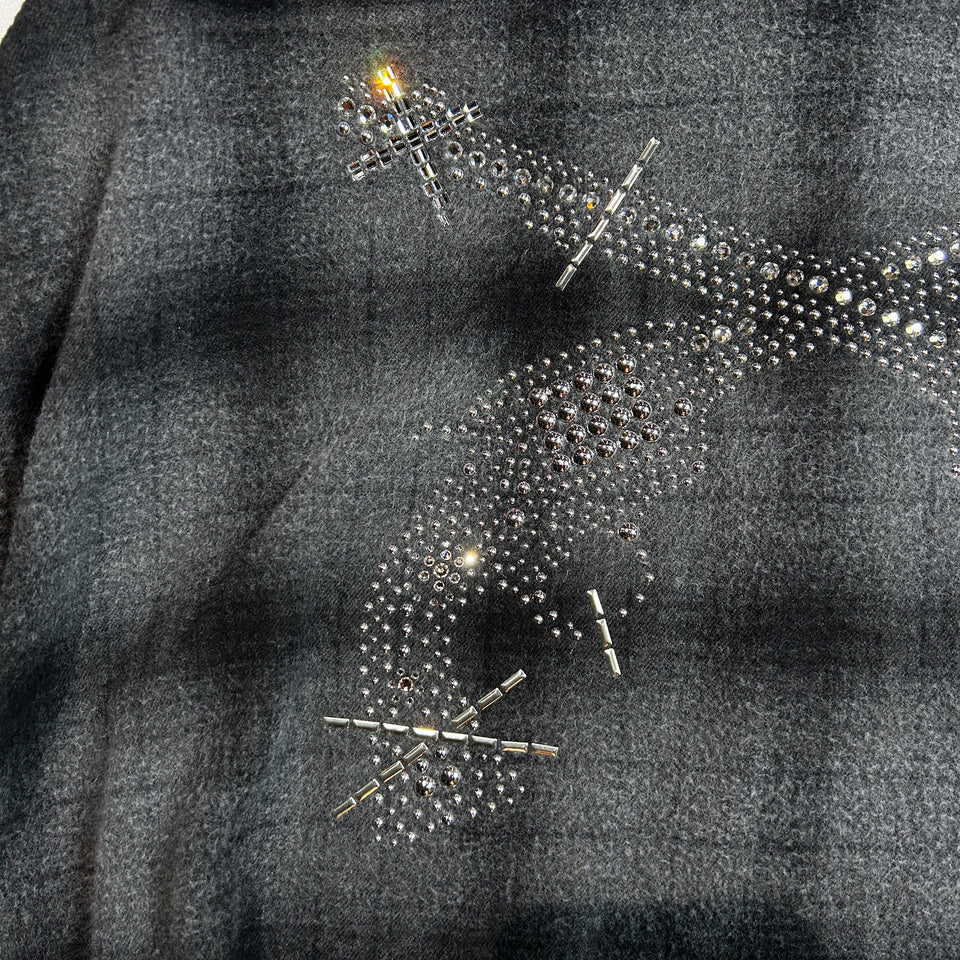 画像をギャラリービューアに読み込む, SHGGY CHECK SHIRT METAL / BLACK