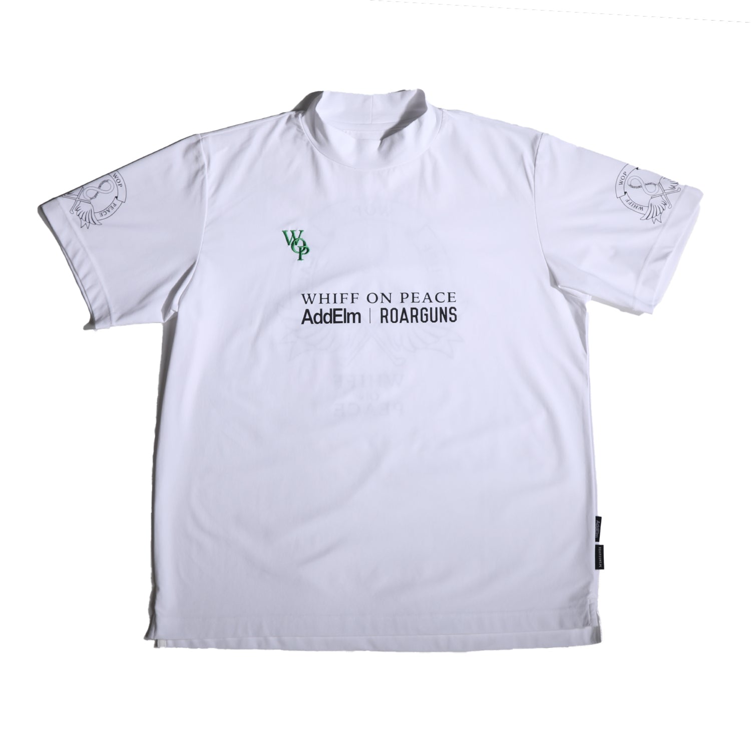 将图片加载到图库查看器，AddElm INFINITI LOGO MOCK NECK T / WHITE