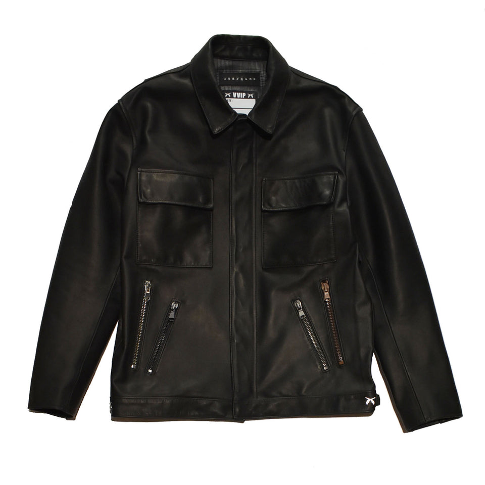 Load image into Gallery viewer, HORSE LEATHER JACKET CRYSTAL WAPPEN