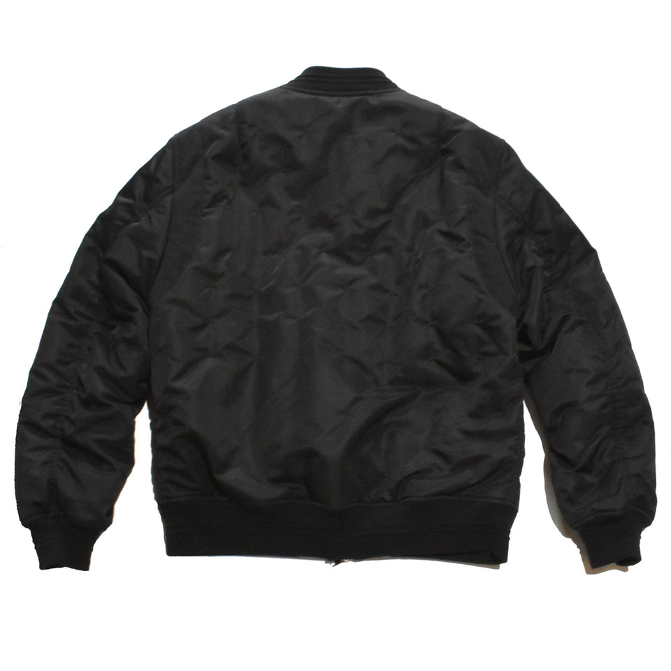 Load image into Gallery viewer, DOTS QUILT BOMBER JACKET / BLACK