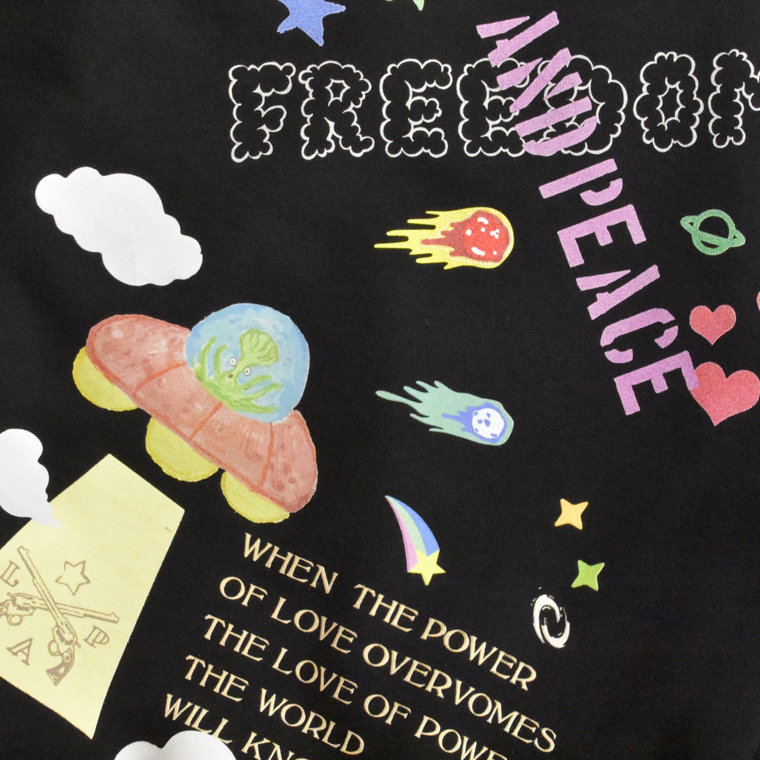 将图片加载到图库查看器，DREAM PRINT PULLOVER HOODIE / BLACK