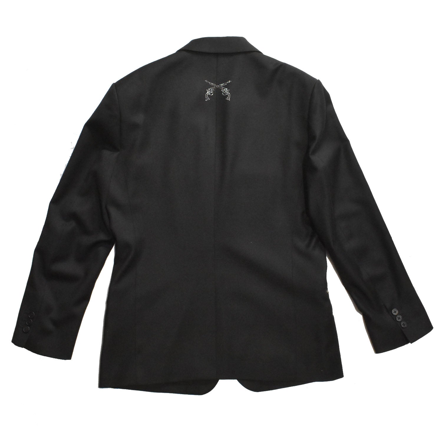Load image into Gallery viewer, FINE WOOL TAILORED JACKET / BLACK