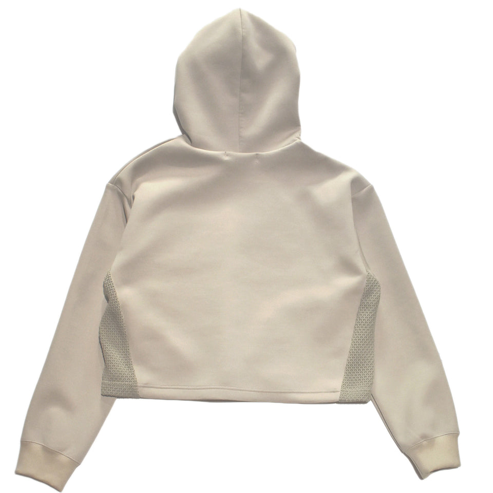 将图片加载到图库查看器，WOMEN CHICAGO SHORT HOODIE / BEIGE