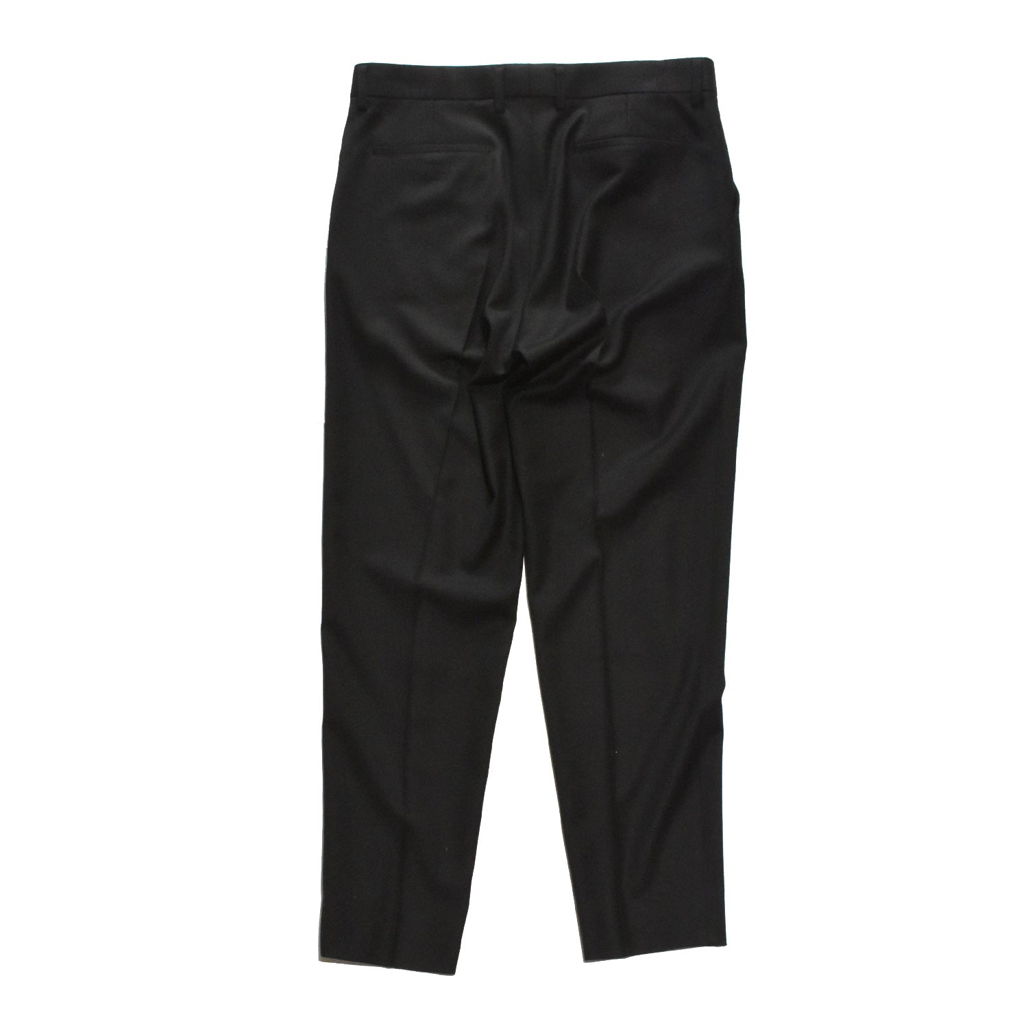 画像をギャラリービューアに読み込む, FINE WOOL TAPERED SLACKS / BLACK