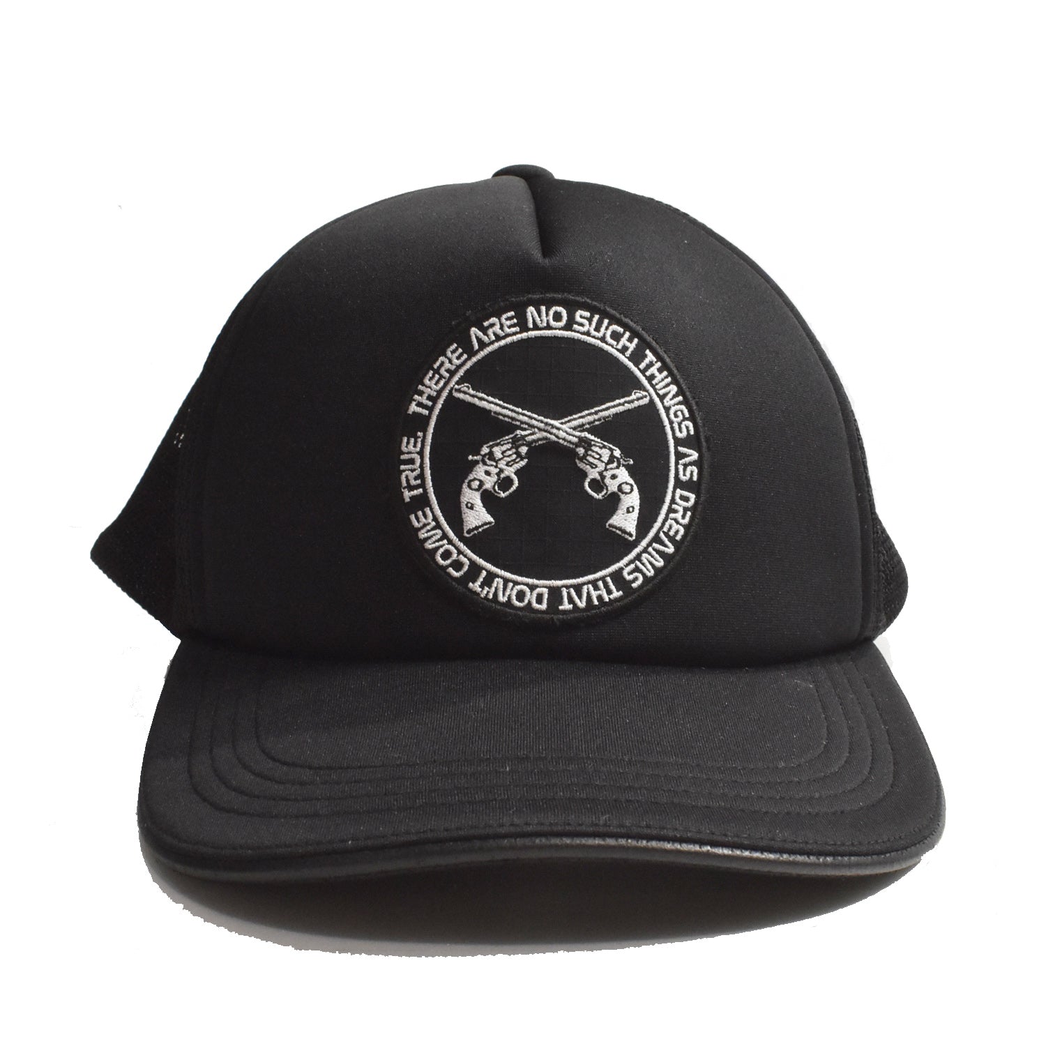 CIRCLE WAPPEN MESH CAP / BLACK