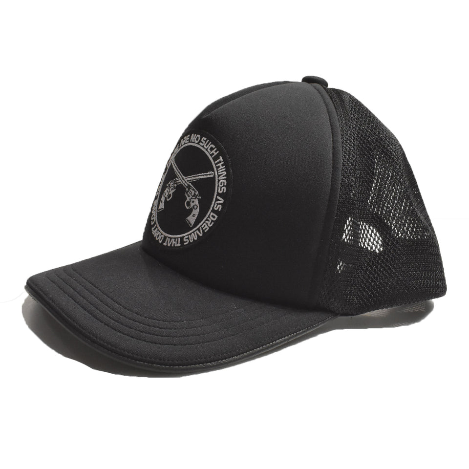 Load image into Gallery viewer, CIRCLE WAPPEN MESH CAP / BLACK