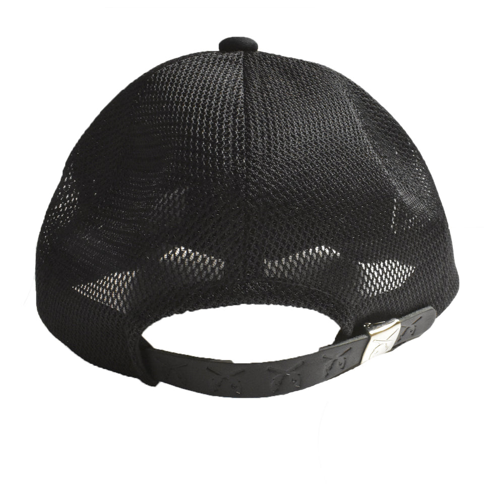Load image into Gallery viewer, CIRCLE WAPPEN MESH CAP / BLACK