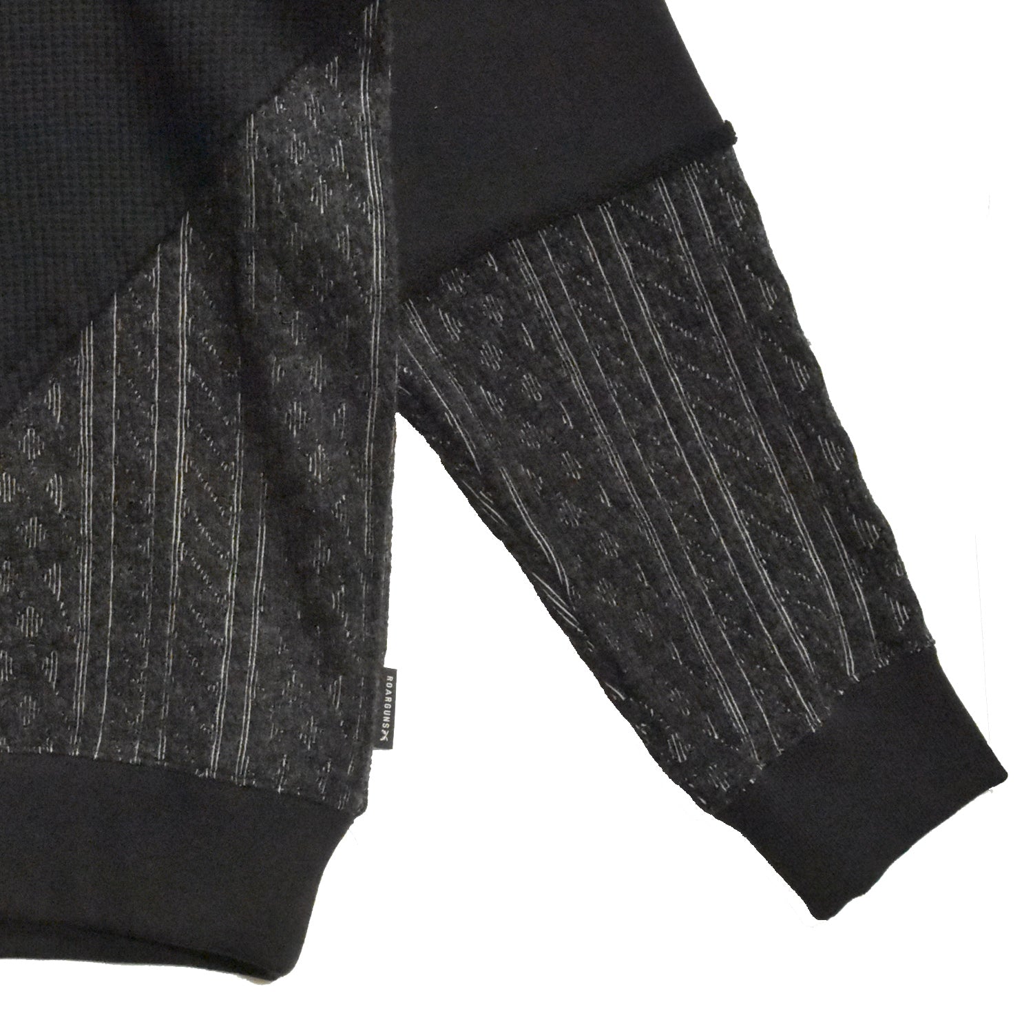 画像をギャラリービューアに読み込む, CRAZY PATTERN AZUMA WAFFLE SWEAT / BLACK
