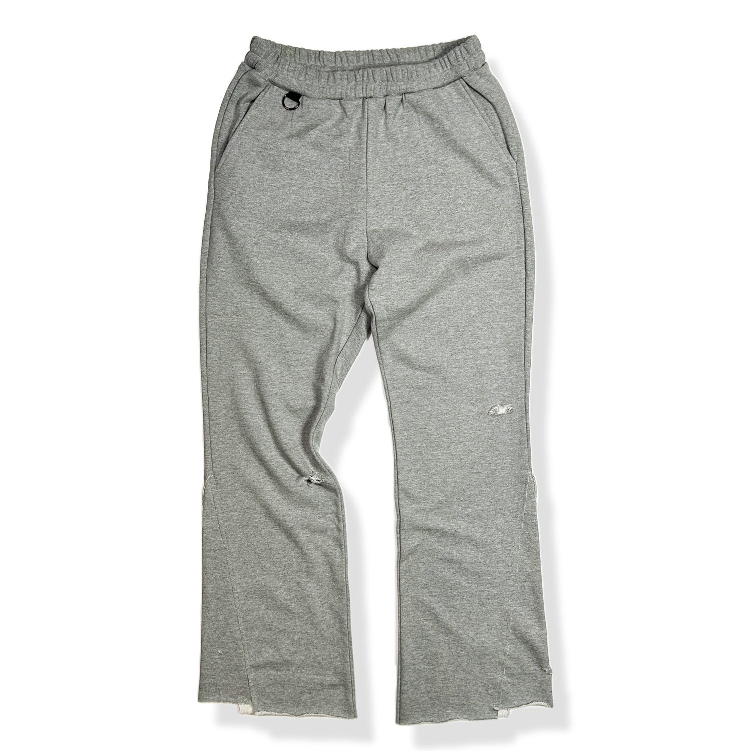 将图片加载到图库查看器，FLARE SWEAT PANTS / GRAY (MEDIUM FUKUOKA)