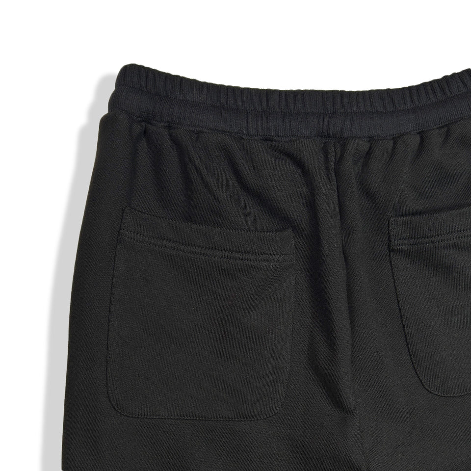 将图片加载到图库查看器，FLARE SWEAT PANTS / BLACK (MEDIUM FUKUOKA)