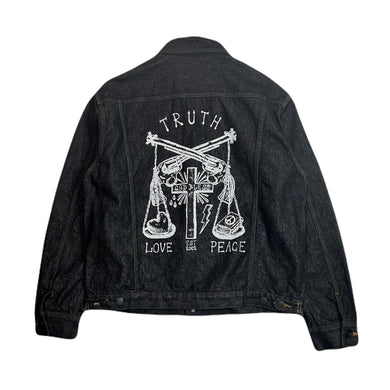 LIMITED EDITION ONE WASH DENIM JACKET / BLACK