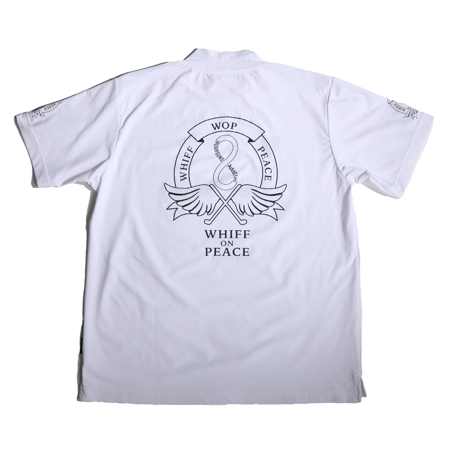 将图片加载到图库查看器，AddElm INFINITI LOGO MOCK NECK T / WHITE