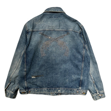 14oz DENIM JACKET CRYSTAL / INDIGO