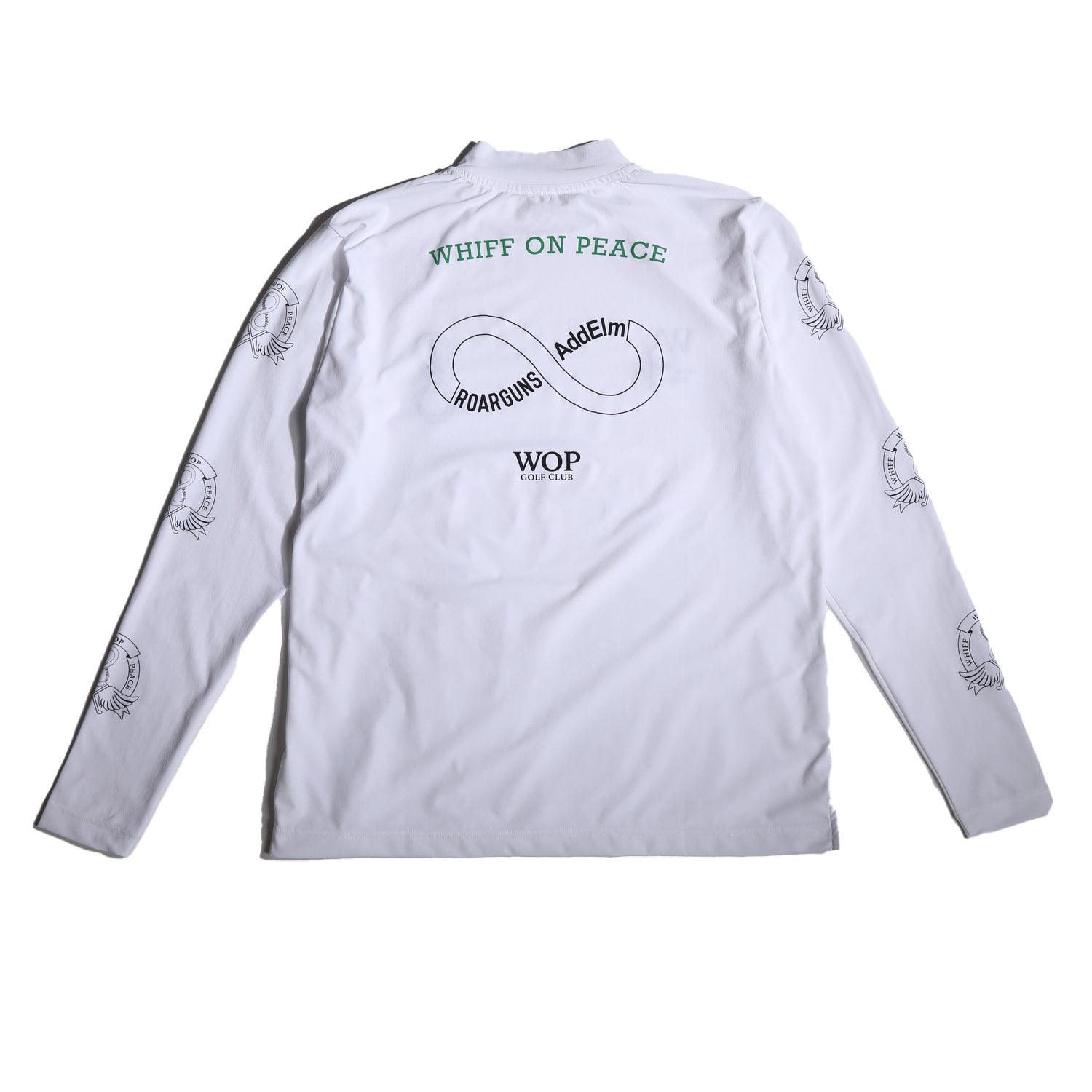 Load image into Gallery viewer, AddElm INFINITI LOGO MOCK NECK LONG T / WHITE