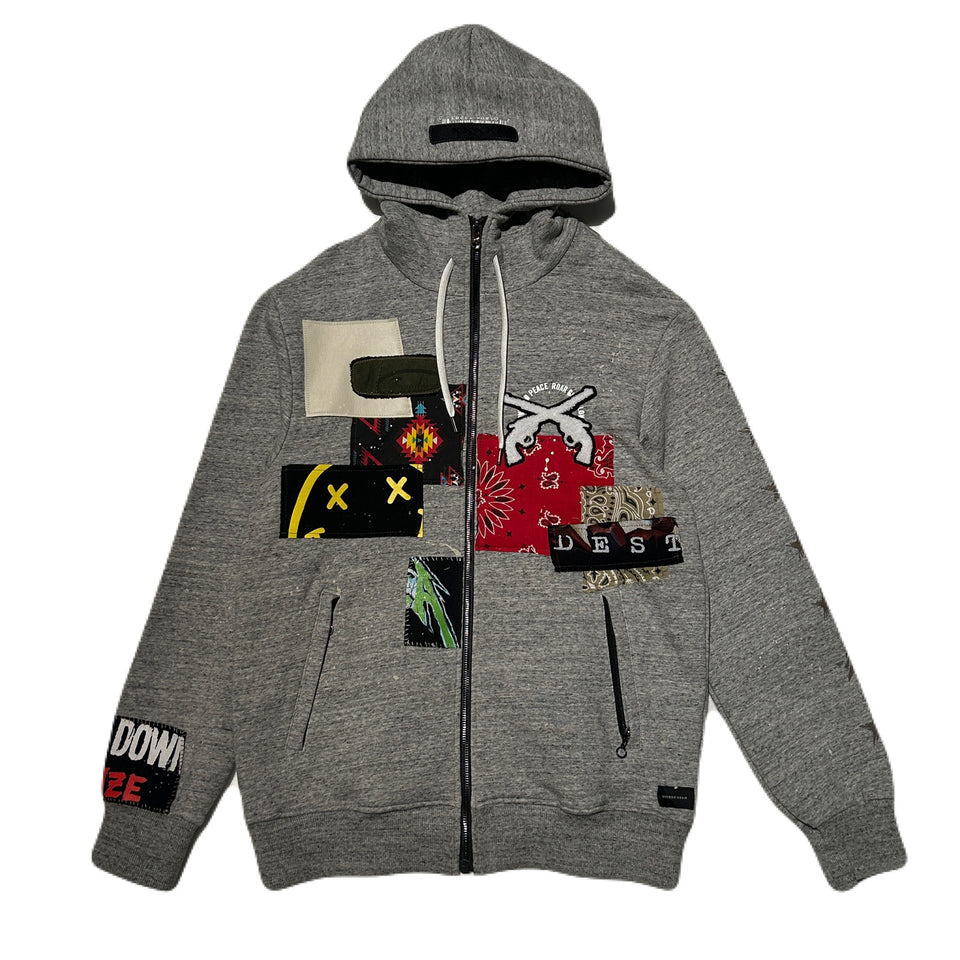 Load image into Gallery viewer, OVERDESIGN REMAKE HOODIE OD07 / GRAY
