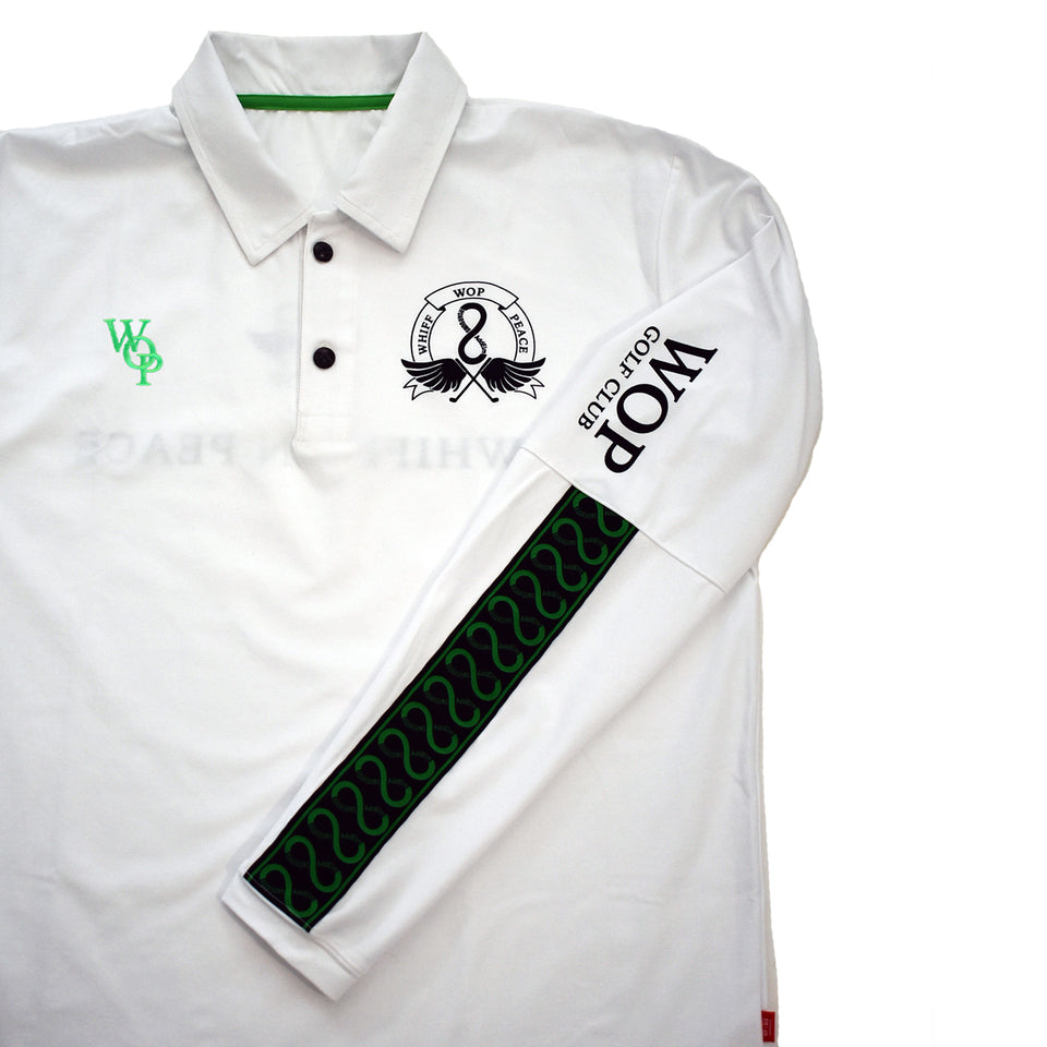 Load image into Gallery viewer, AddElm LONG SLEEVE POLO / WHITE