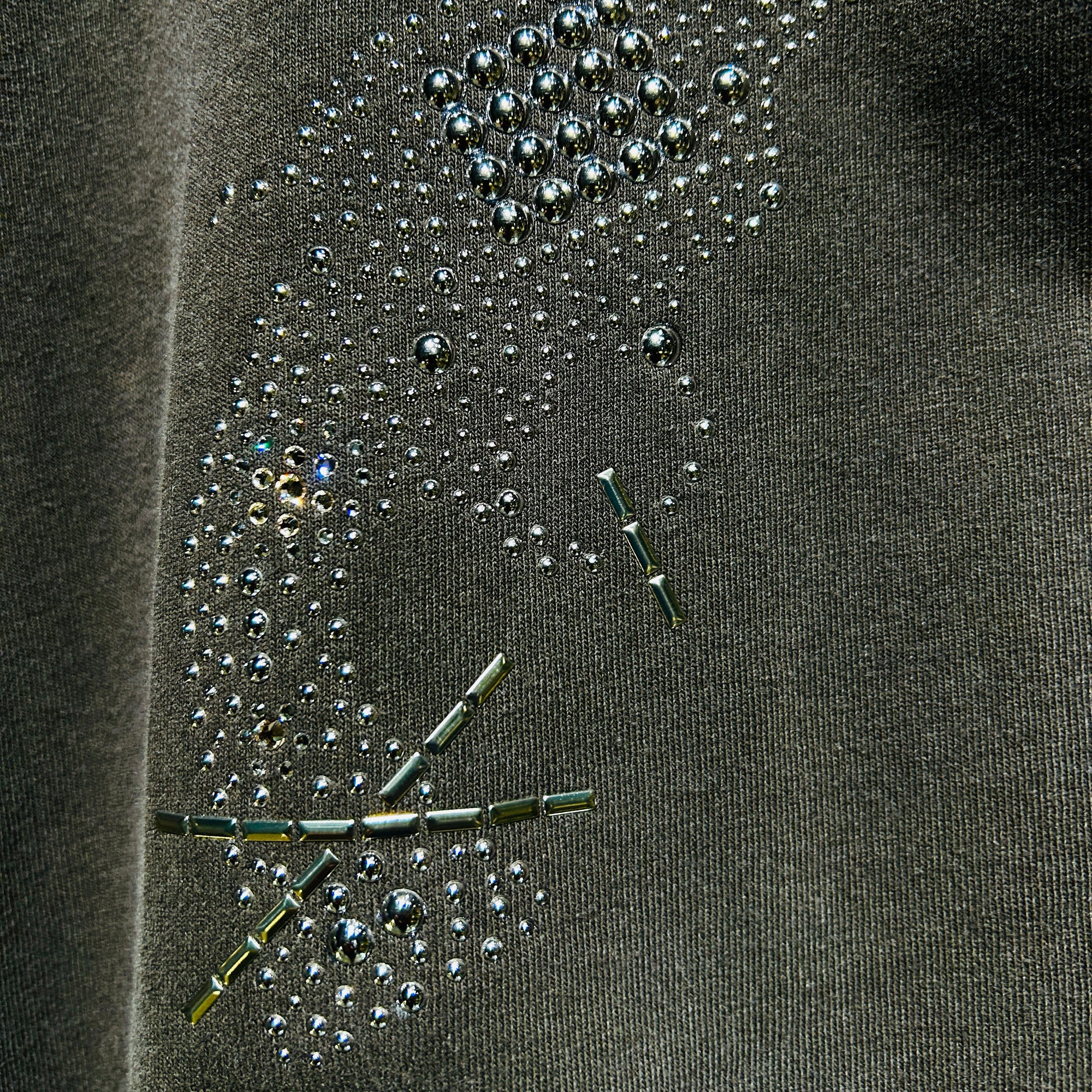 画像をギャラリービューアに読み込む, CROSSGUN METAL L/S T-SHIRT / BROWN