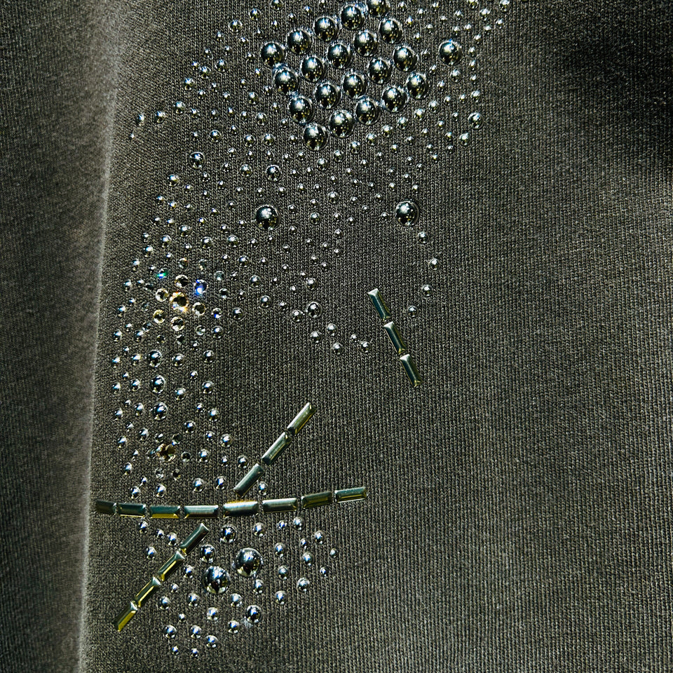 画像をギャラリービューアに読み込む, CROSSGUN METAL L/S T-SHIRT / BROWN