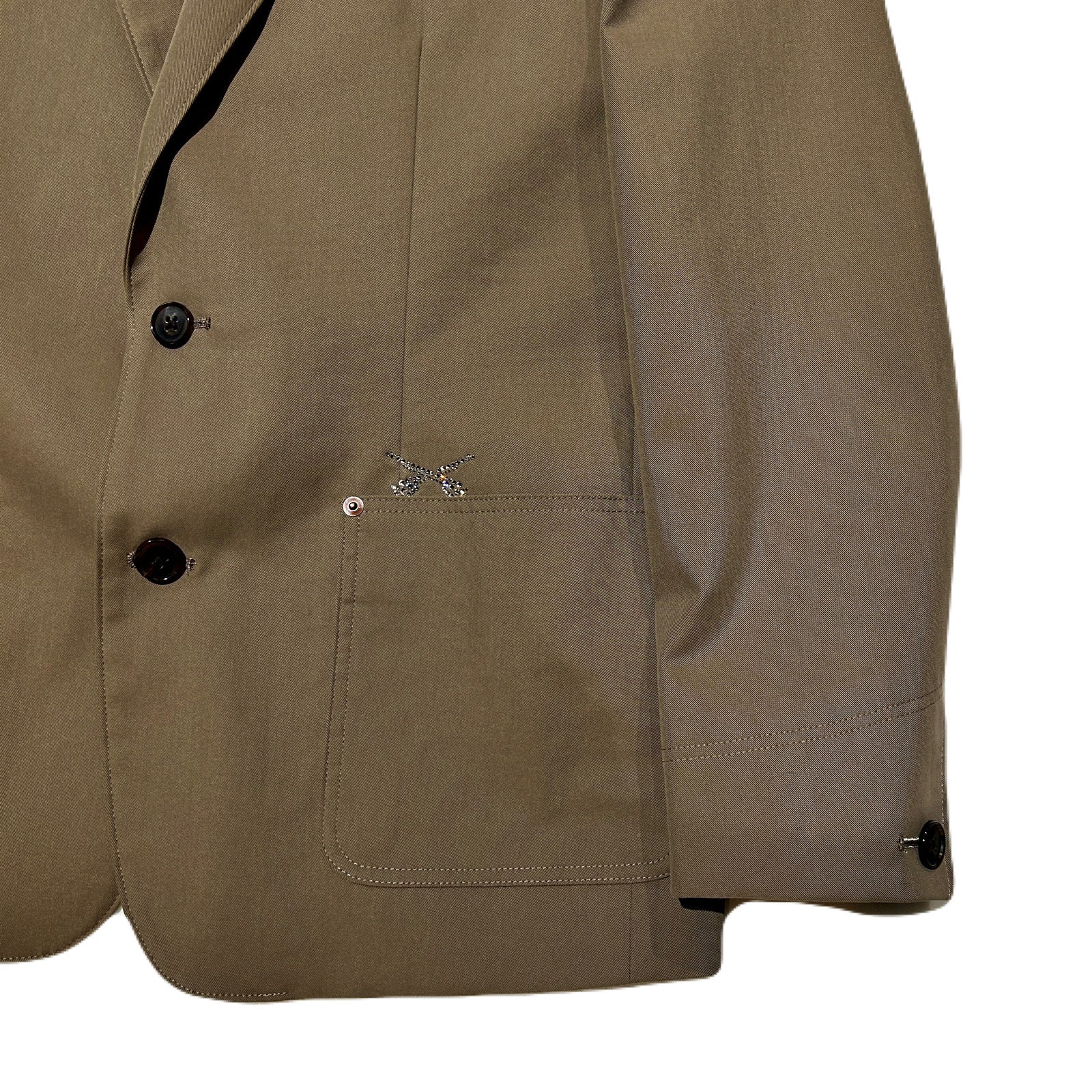 Load image into Gallery viewer, PEACH SKIN JACKET CROSSGUN / BROWN