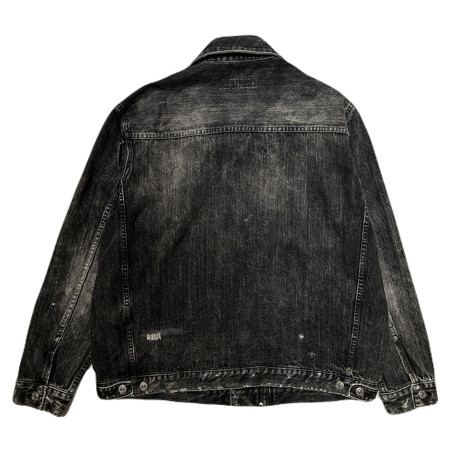 Load image into Gallery viewer, 14oz DENIM JACKET / BLACK