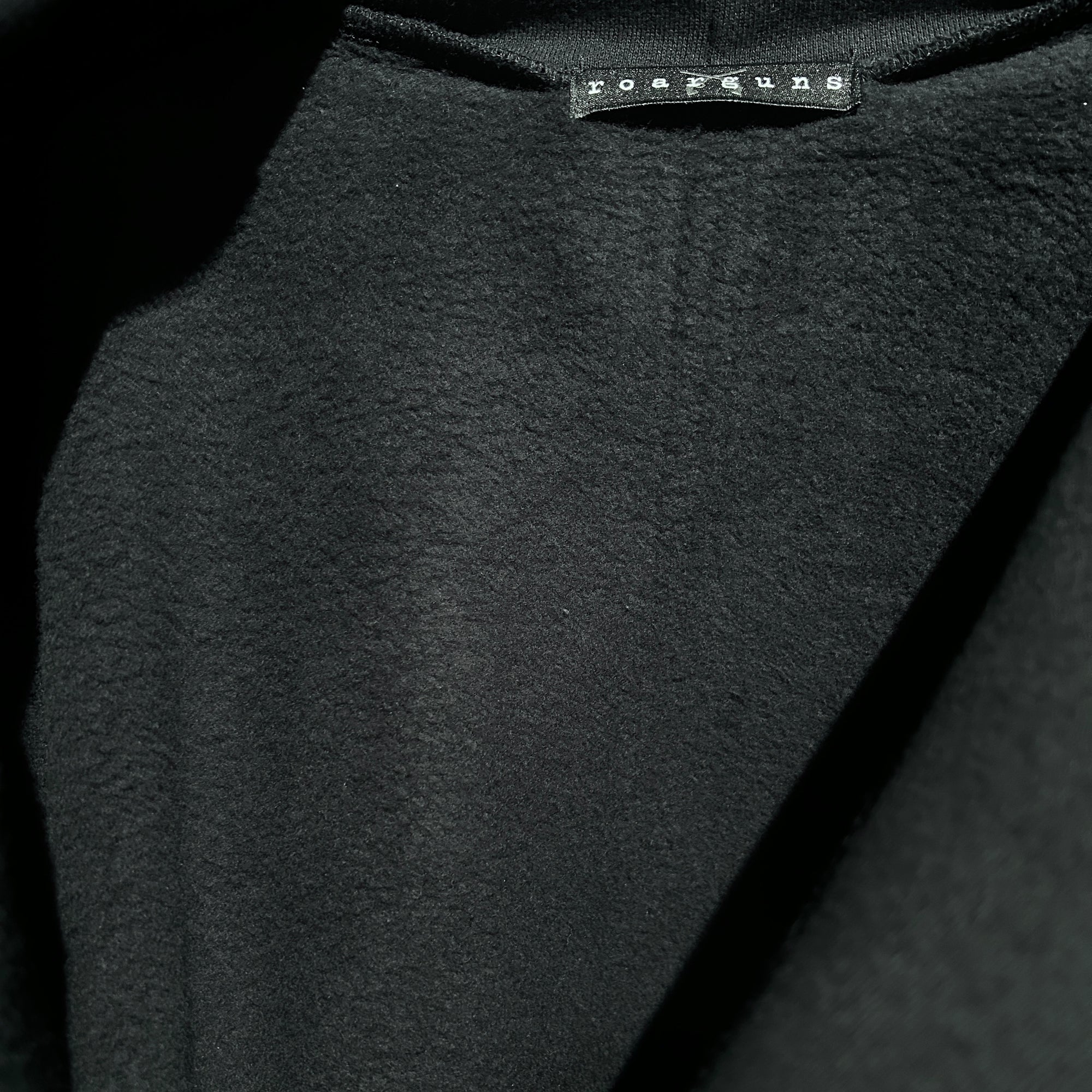 将图片加载到图库查看器，FLOCKY PRINT FLUFFY HOODIE / BLACK
