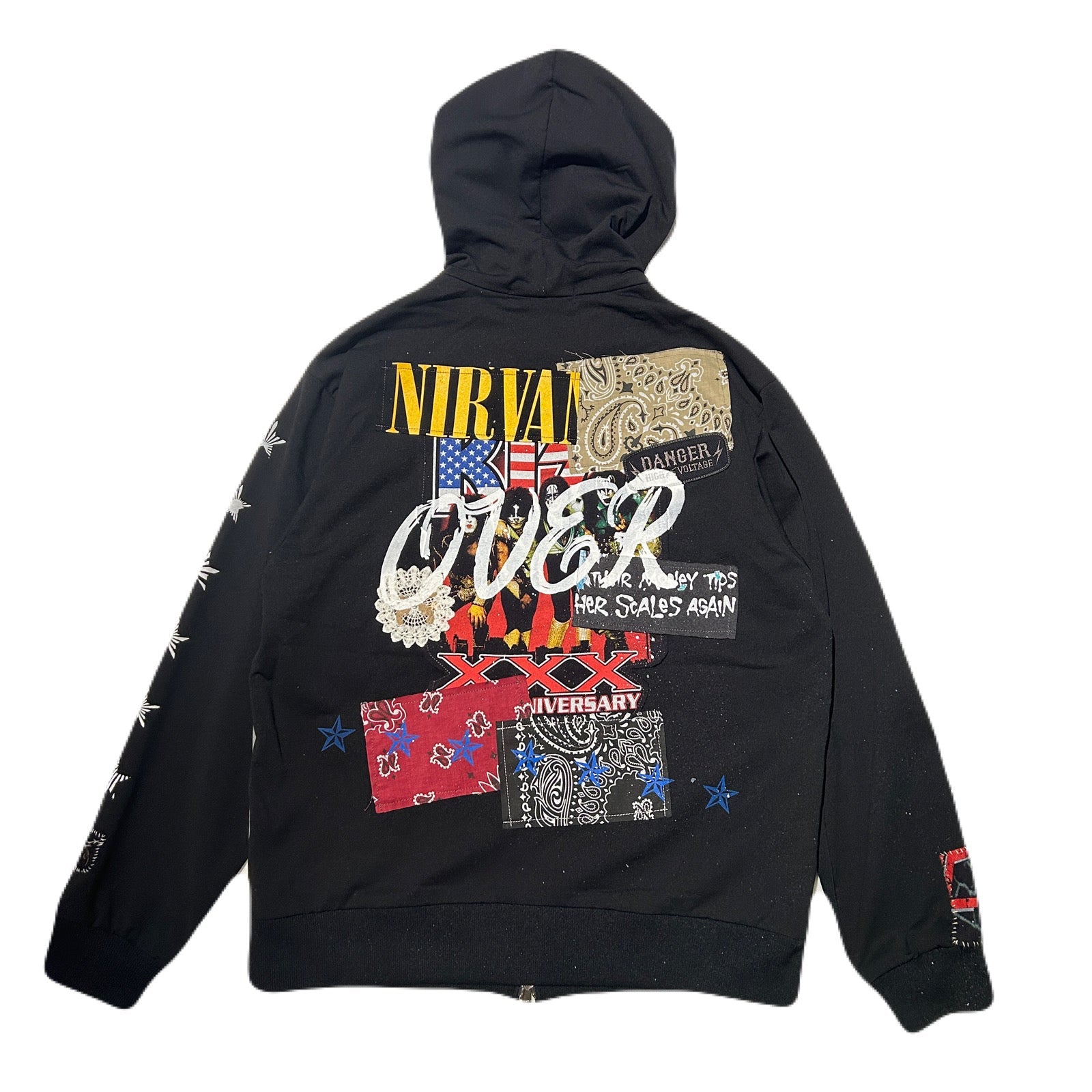 Load image into Gallery viewer, OVERDESIGN REMAKE HOODIE OD01 / BLACK