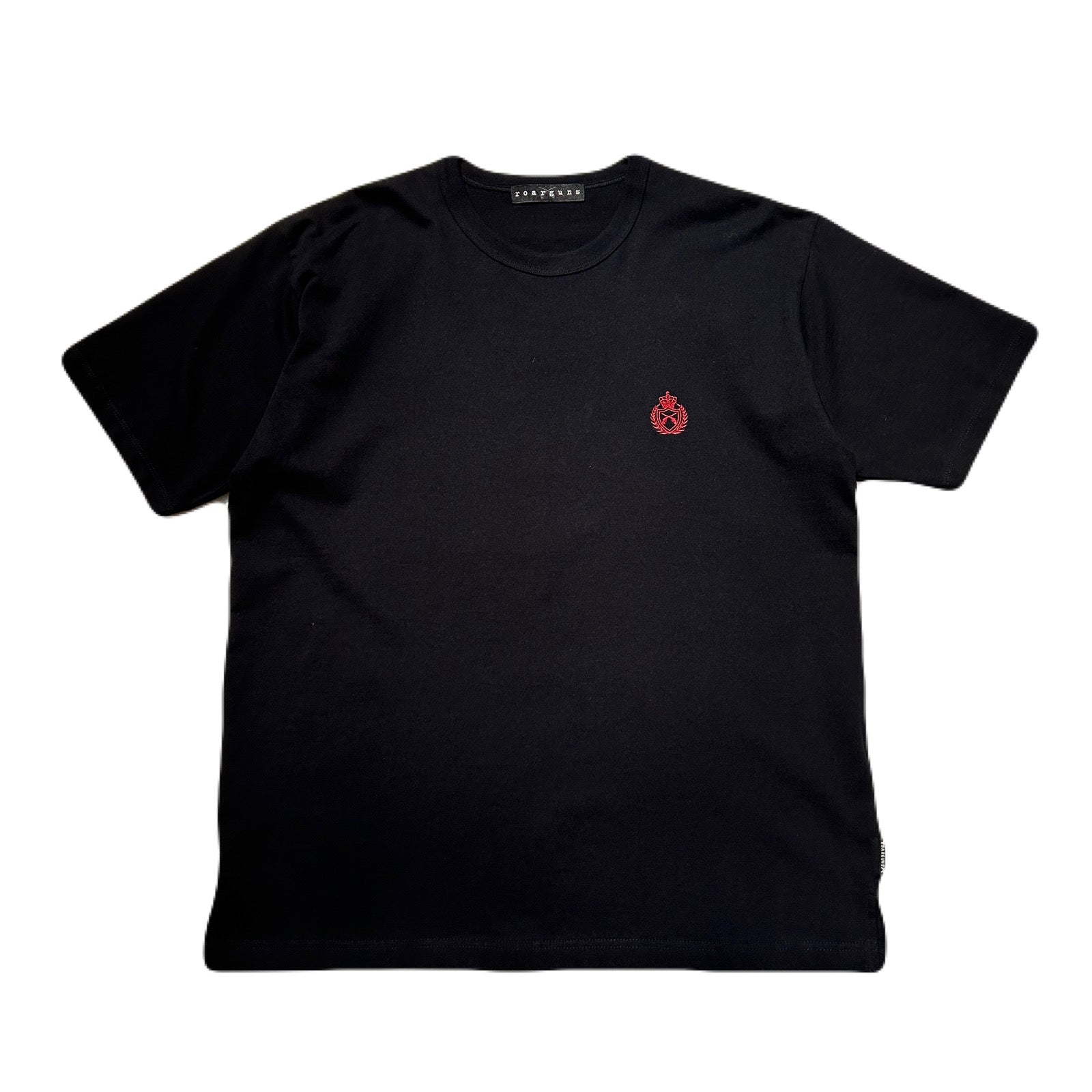 LOVE AND PEACE LOGO T / BLACK – roarguns ONLINE STORE