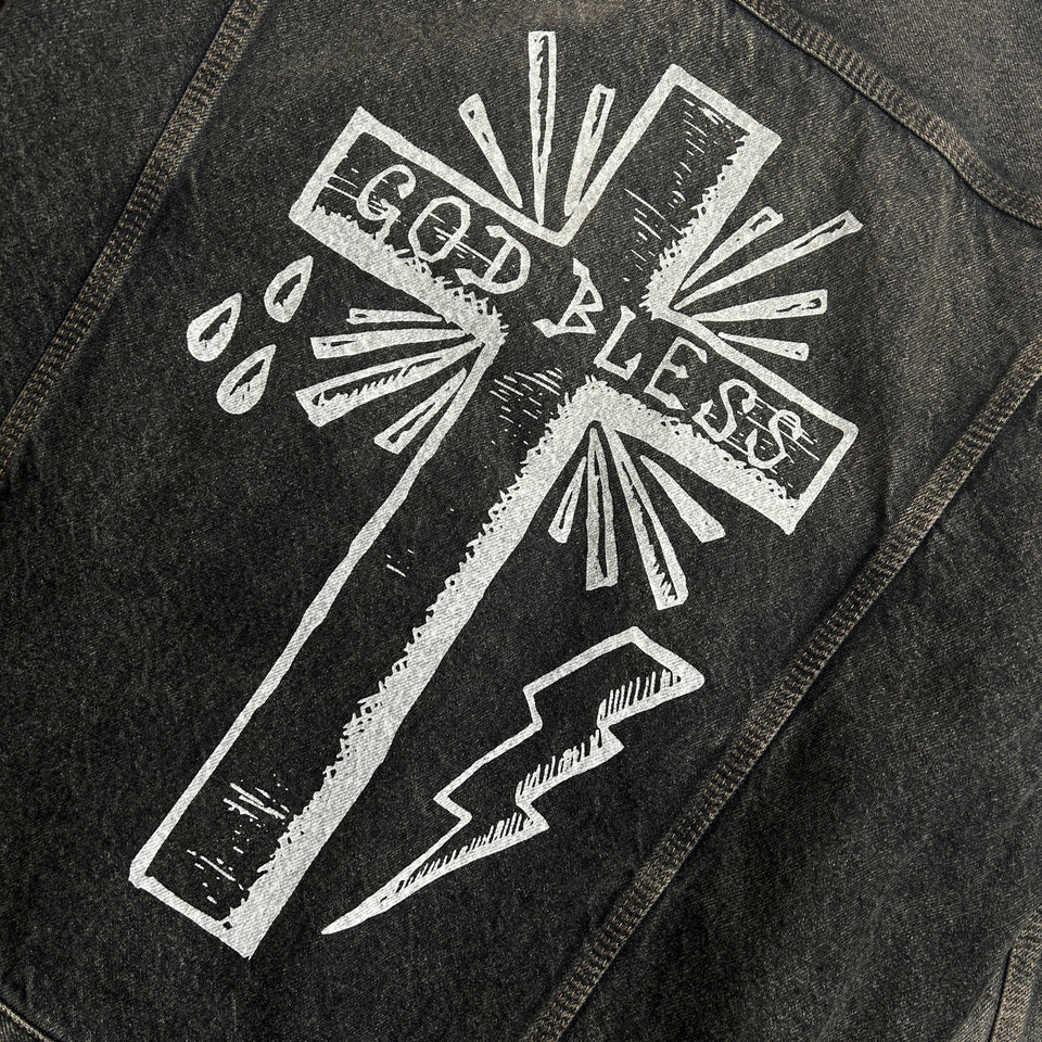 画像をギャラリービューアに読み込む, LIMITED EDITION ONE WASH DENIM JACKET / BLACK