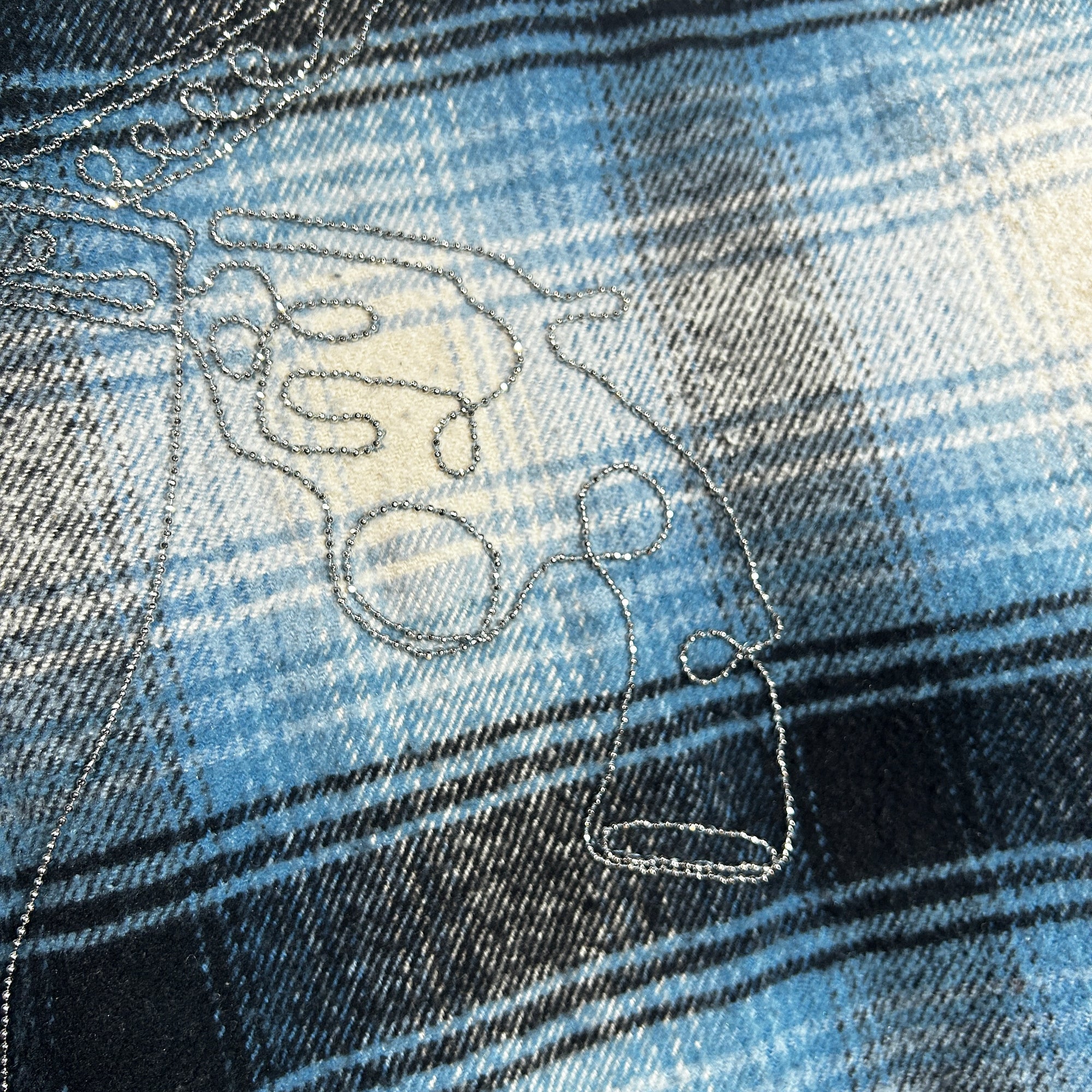 画像をギャラリービューアに読み込む, LIMITED EDITION COTTON SILK CHECK SHIRT / SAX BLUE
