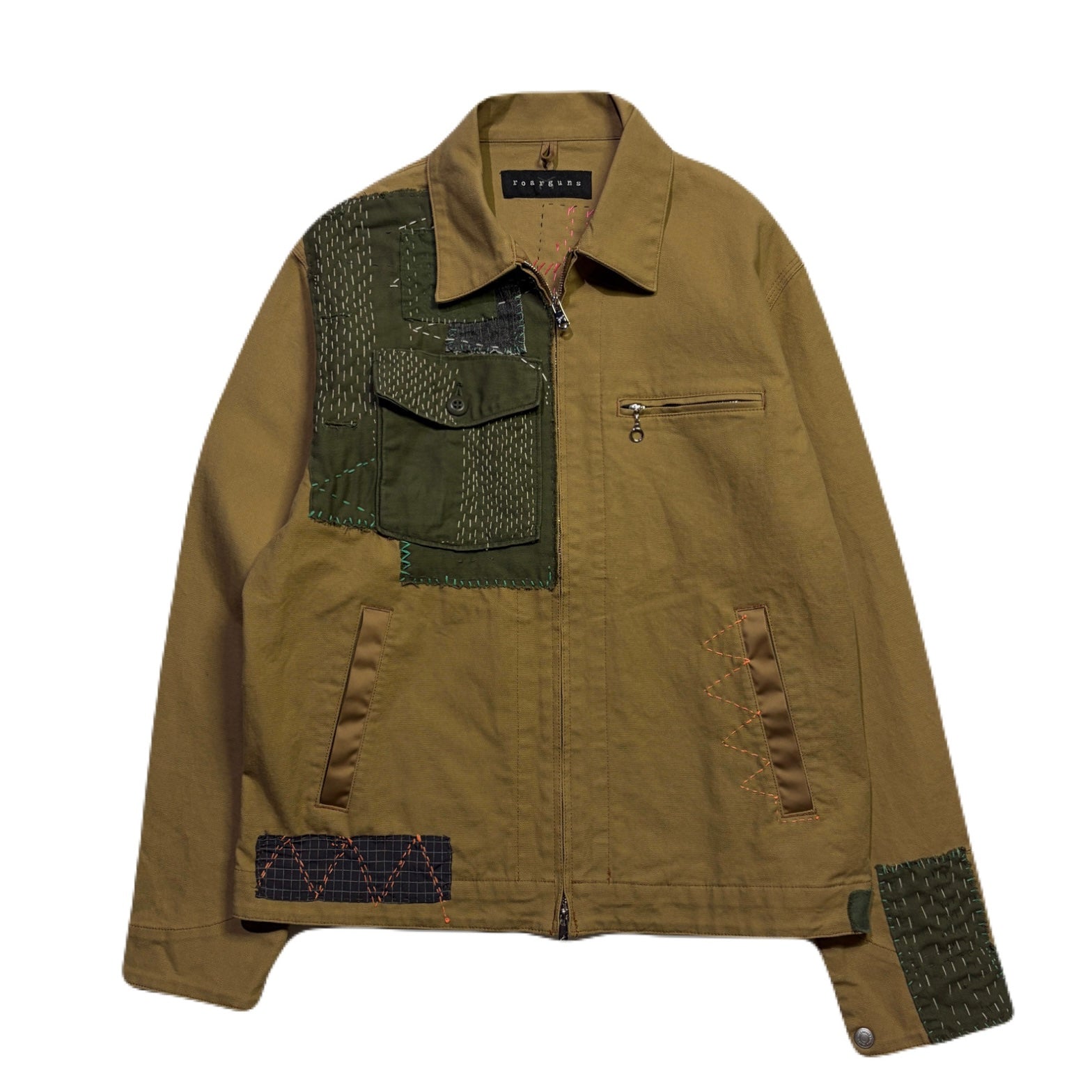 画像をギャラリービューアに読み込む, JunAle SASHIKO OXFORD STRETCH JACKET / BEIGE