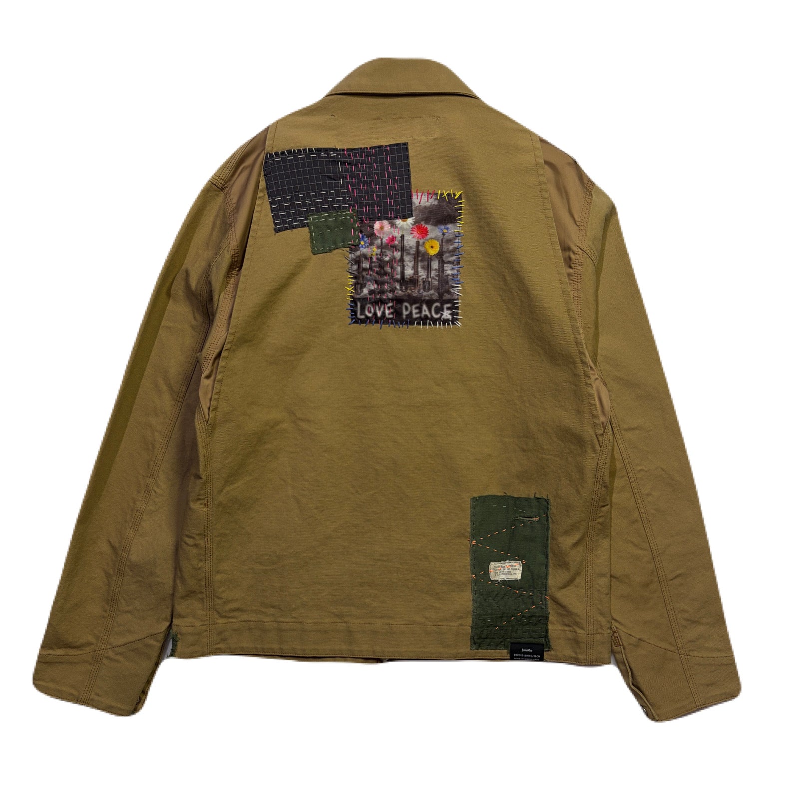 画像をギャラリービューアに読み込む, JunAle SASHIKO OXFORD STRETCH JACKET / BEIGE