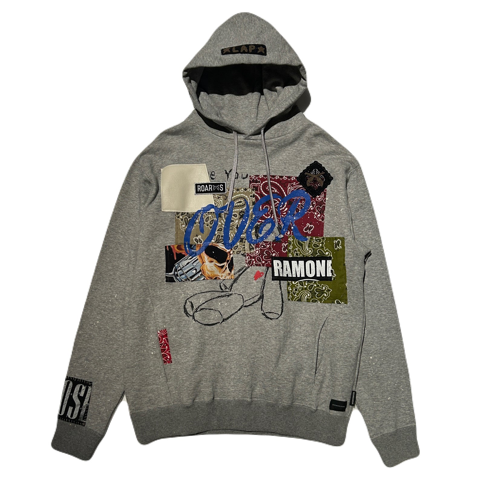 Load image into Gallery viewer, OVERDESIGN REMAKE HOODIE OD05 / GRAY