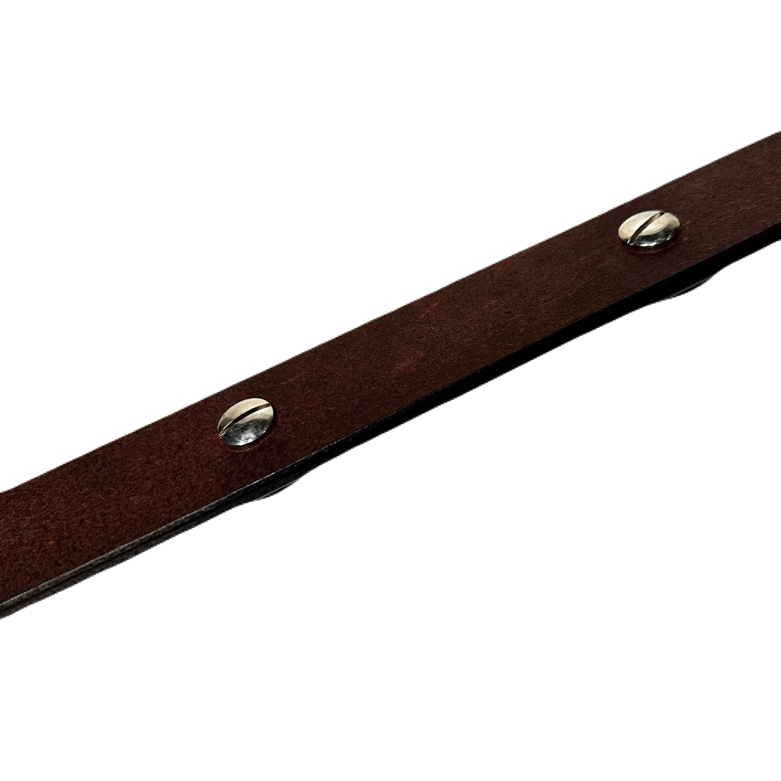 将图片加载到图库查看器，LONG CONCHO LEATHER BELT / BROWN