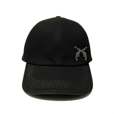 SMALL CROSSGUN PIGMENT COATING BB CAP / BLACK