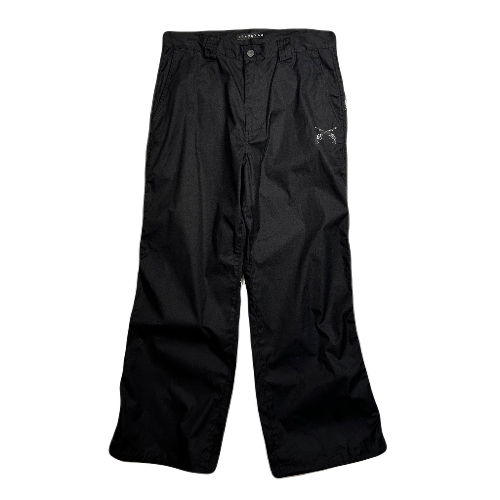 SPINDLE WIDE PANTS / BLACK – roarguns ONLINE STORE