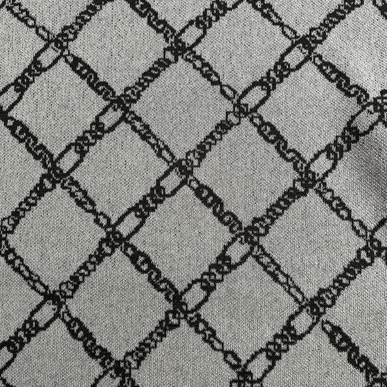 Load image into Gallery viewer, CHAIN JACQUARD KNIT / GRAY