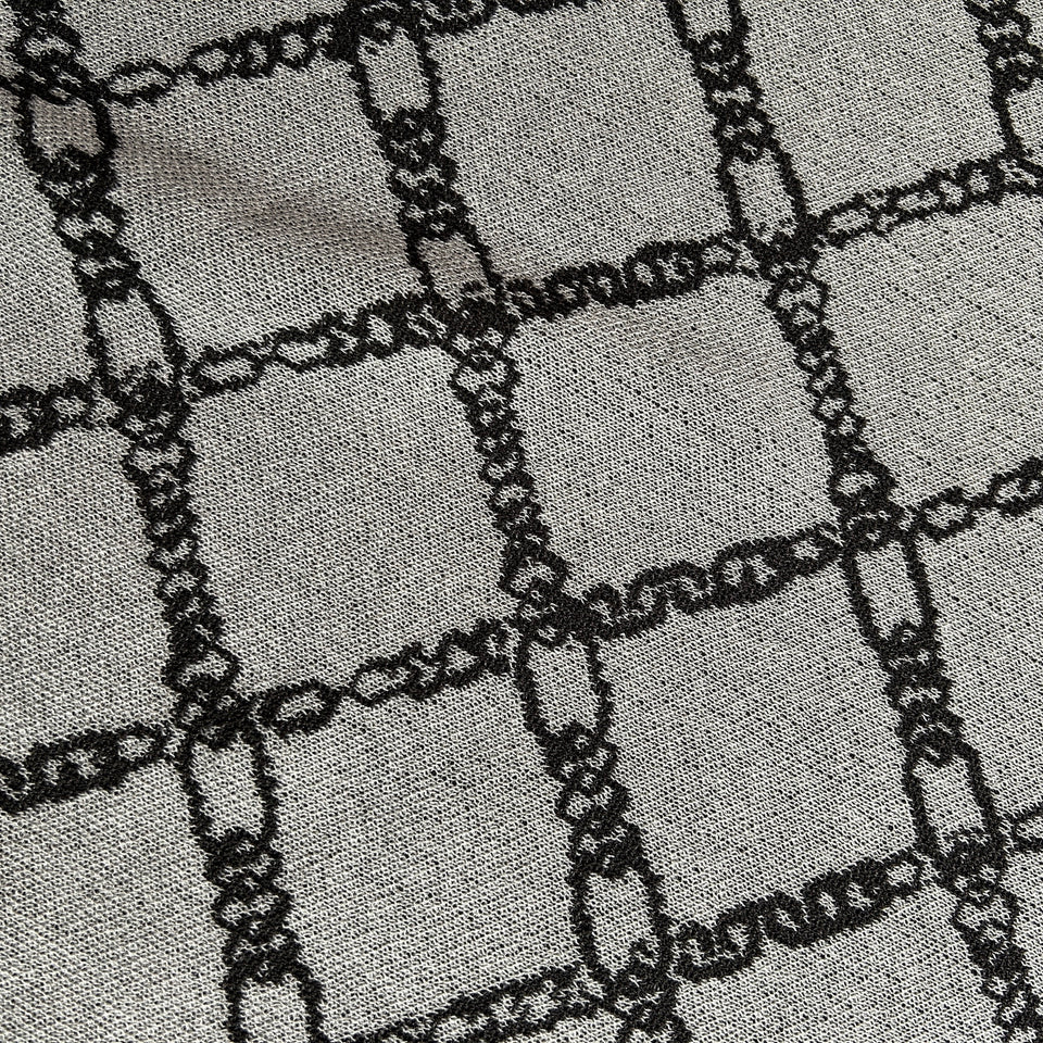 将图片加载到图库查看器，WOMENS CHAIN JACQUARD KNIT / GRAY