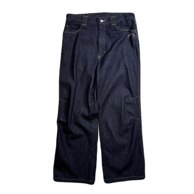 ONE WASH DENIM PANTS CRYSTAL / INDIGO