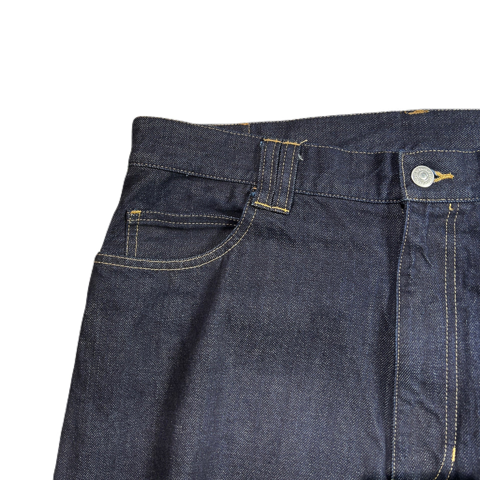 将图片加载到图库查看器，ONE WASH DENIM PANTS CRYSTAL / INDIGO