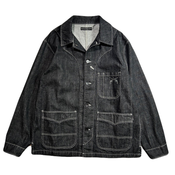 ONEWASH DENIM JACKET CRYSTAL / BLACK