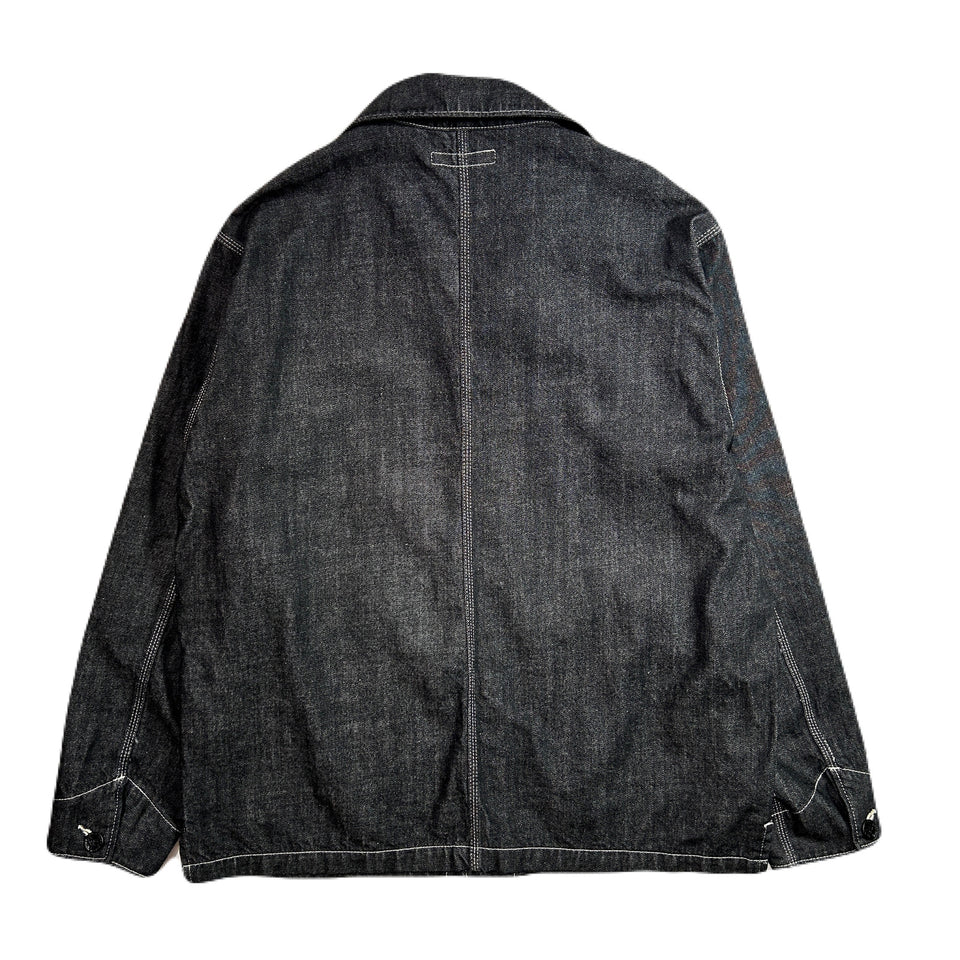 将图片加载到图库查看器，ONEWASH DENIM JACKET CRYSTAL / BLACK