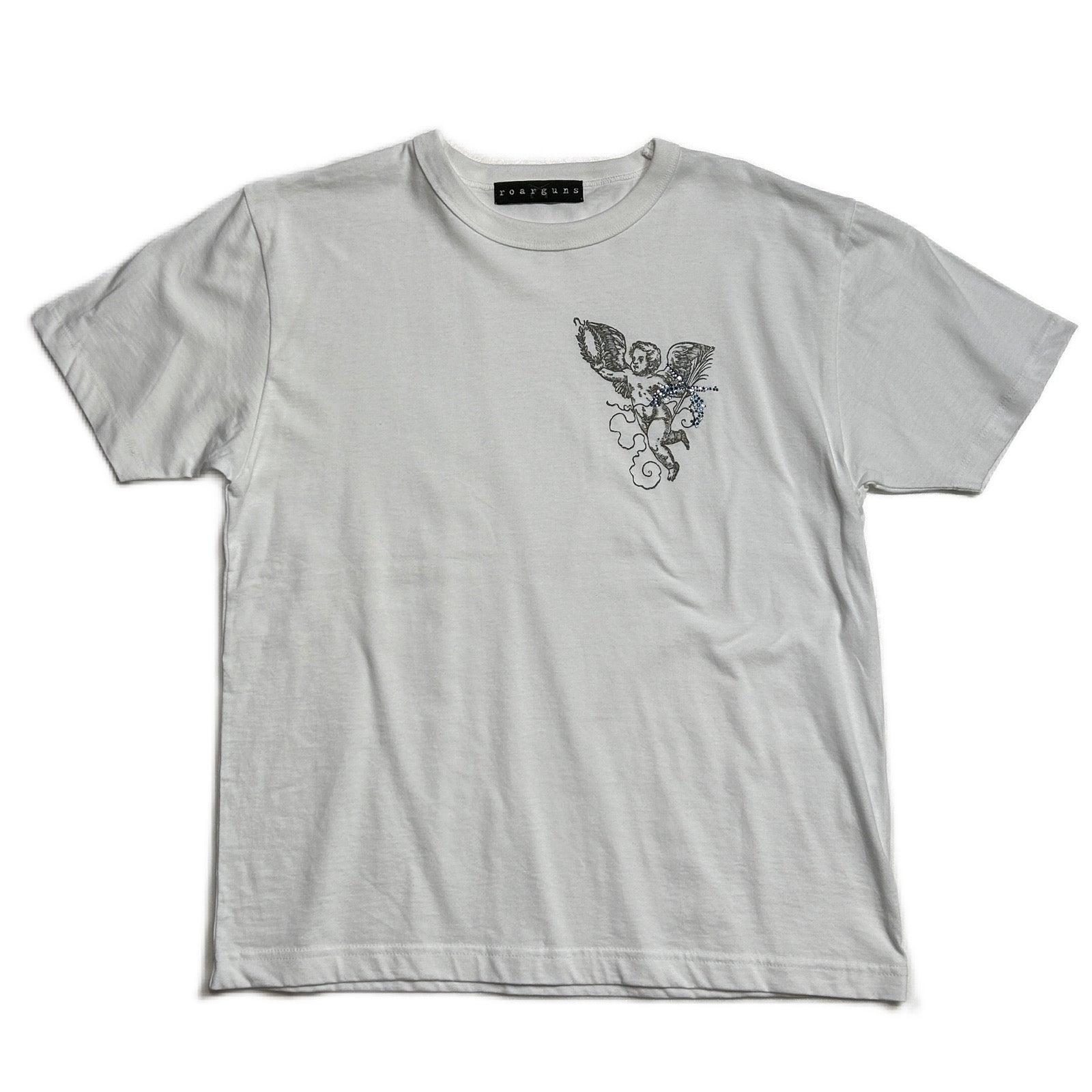 Load image into Gallery viewer, WOMEN ANGEL FRONT PRINT T / WHITE