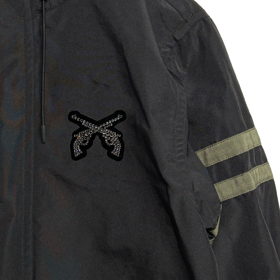 Load image into Gallery viewer, MILITARY MOUNTAIN PARKA CROSSGUN WAPPEN / BLACK